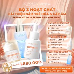 Bộ 3 Hoạt Chất Cải Thiện Nám & Cấp Ẩm