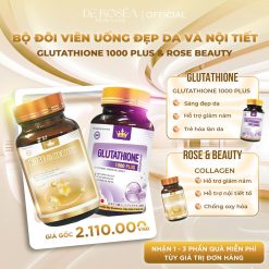 Bộ Đôi Viên Uống Đẹp Da Và Nội Tiết