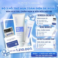 Bộ Hỗ Trợ Mụn Toàn Diện 5 Tác Động
